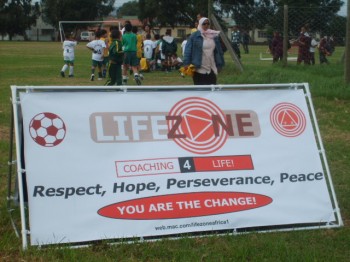 LIFE ZONE SOCCER participates in social transformation initiatives in poor communities in Cape Town's surrounding communities